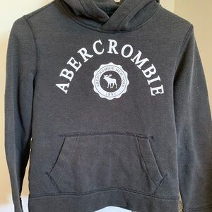 Abercrombie Kids Black Hoodie Sweatshirt